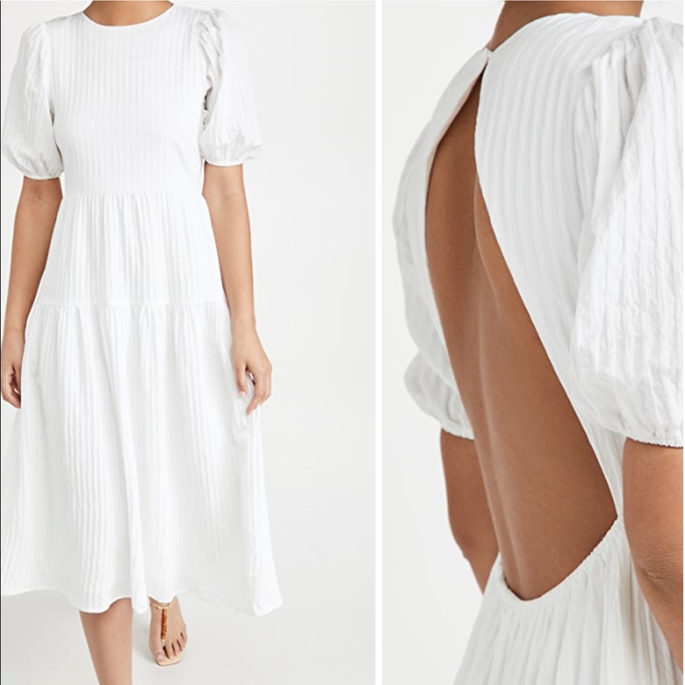 Moon River Open Back Dress